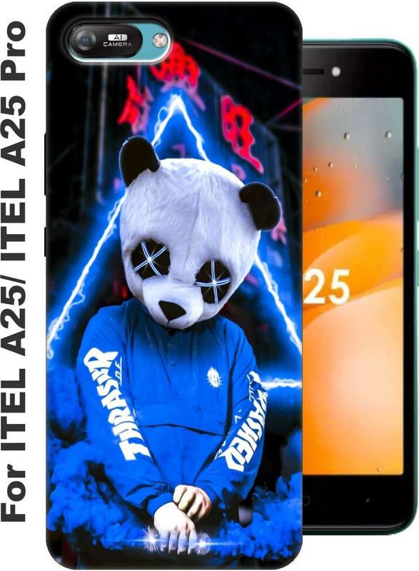 Burdak Back Cover for Itel A25 Pro/ Itel A 25 2646  (Blue, Anti-radiation, Silicon, Pack of: 1)