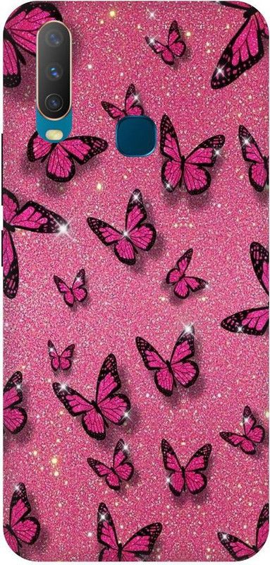 Zaplab Back Cover for Vivo Y12, 1904, Butterflys Printed  (Multicolor, Hard Case, Pack of: 1)