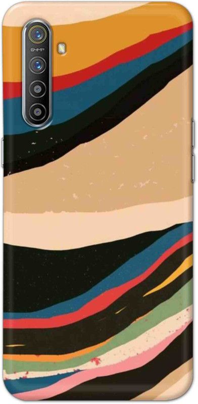 NDCOM Back Cover for Realme X2 Color Wave Pattern Printed  (Multicolor, Hard Case, Pack of: 1)