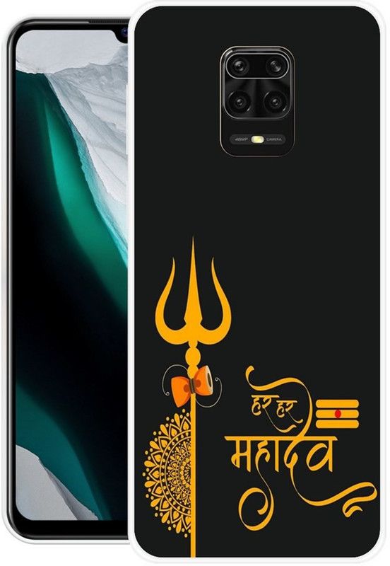 SHIVKUDI Back Cover for Redmi Note 10 Lite  (Yellow, Black, Grip Case, Silicon)