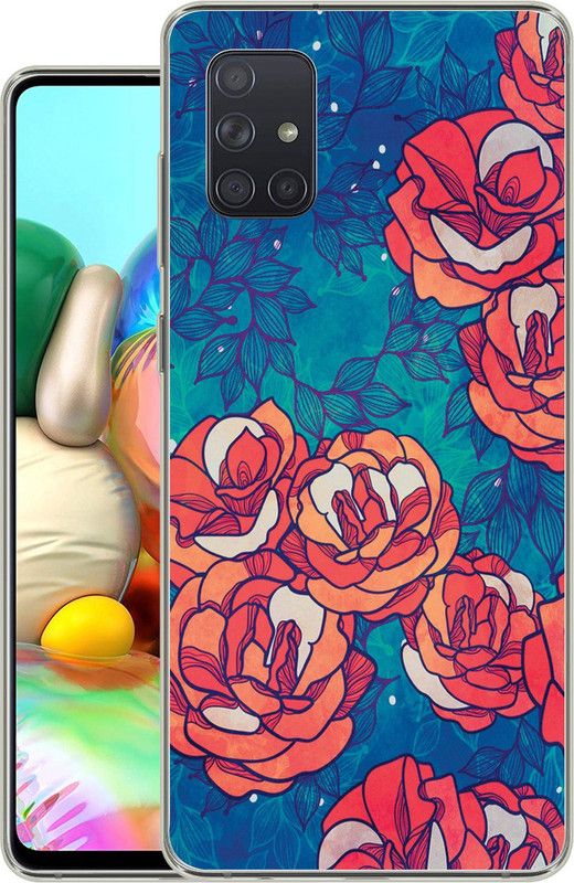 mobom Back Cover for Samsung Galaxy A71  (Multicolor, Dual Protection, Silicon, Pack of: 1)