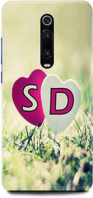 Dimora Back Cover for Redmi K20 Pro , S LOVES D NAME S NAME D LETTER ALPHABET S LOVE D NAME  (Multicolor, Hard Case, Pack of: 1)