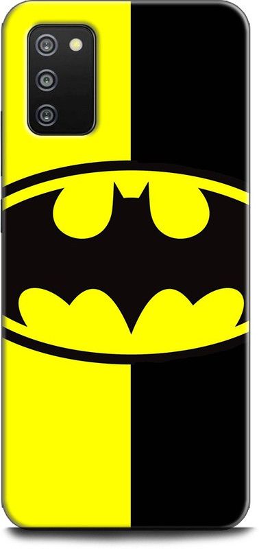 Afterglow Back Cover for SAMSUNG Galaxy M02s  (Black, Yellow, Shock Proof, Pack of: 1)
