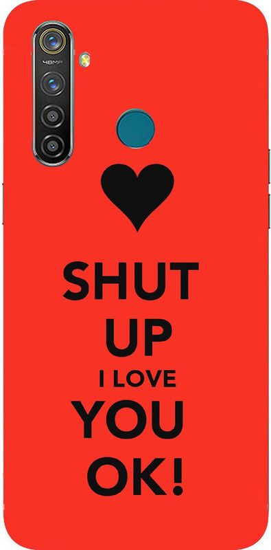 METOO Back Cover for Oppo Realme 5, Text ,Love ,Sad Design Printed Back Cover Print : 122  (Multicolor, Dual Protection, Silicon, Pack of: 1)
