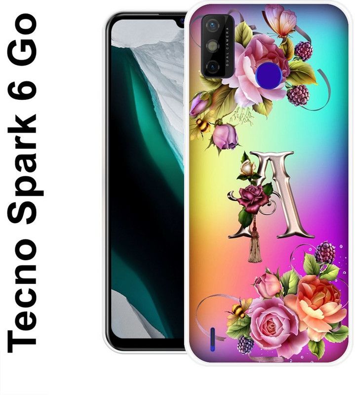 JATLAND Back Cover for Tecno Spark 6 Go, Tecno Spark Go 2021  (Multicolor, Silicon)