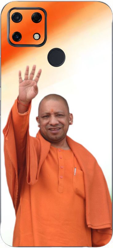 AsSkin Realme Narzo 30 A, real me narzo 30 a Mobile Skin  (Ultra Super Yogi Adityanath With High Matte Finish.Skin..)