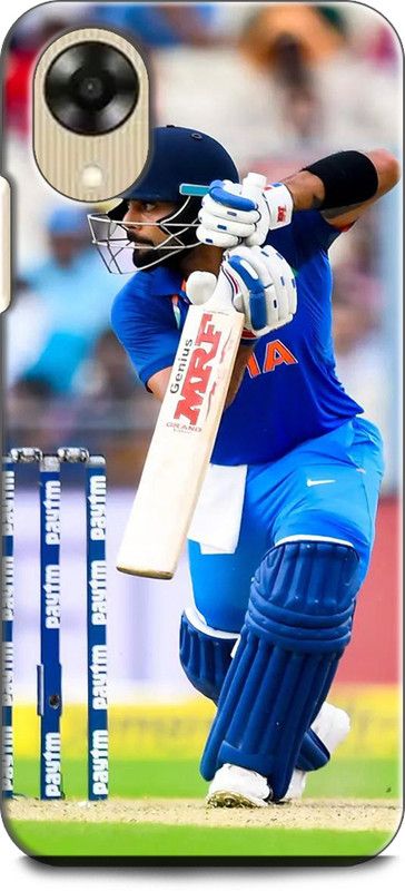 WallCraft Back Cover for OPPO A17K, CPH2471 VIRAT KOHLI, CRICKET, CAPTAIN, SPORTS  (Multicolor, Dual Protection, Pack of: 1)