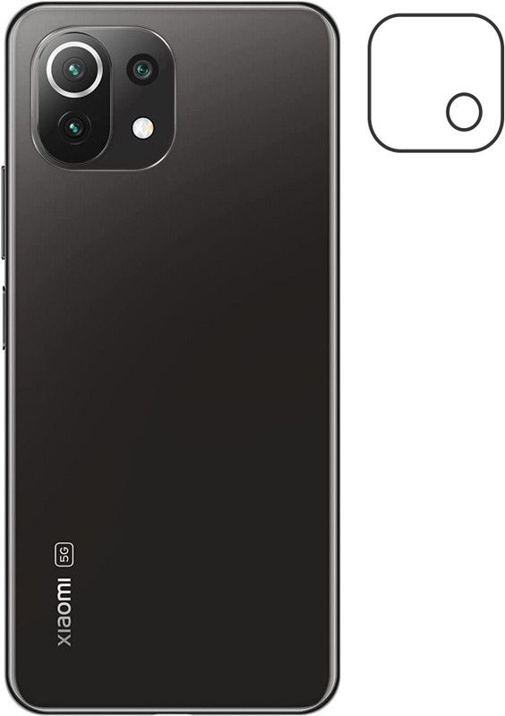CHAMBU Back Camera Lens Glass Protector for Xiaomi Mi 11 Lite NE 5G  (Pack of: 1)