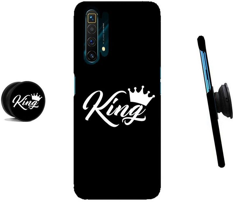 MY SWAG Back Cover for Realme X3, Realme X3 SuperZoom  (Black, White, Cases with Holder)