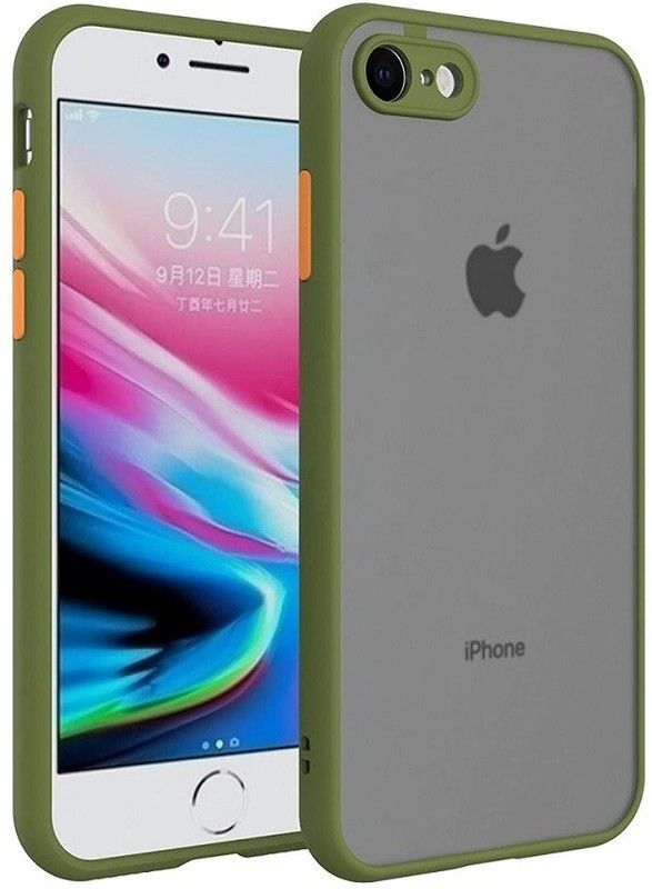 MOBIRUSH Back Cover for Apple iPhone 6s  (Green, Camera Bump Protector, Pack of: 1)