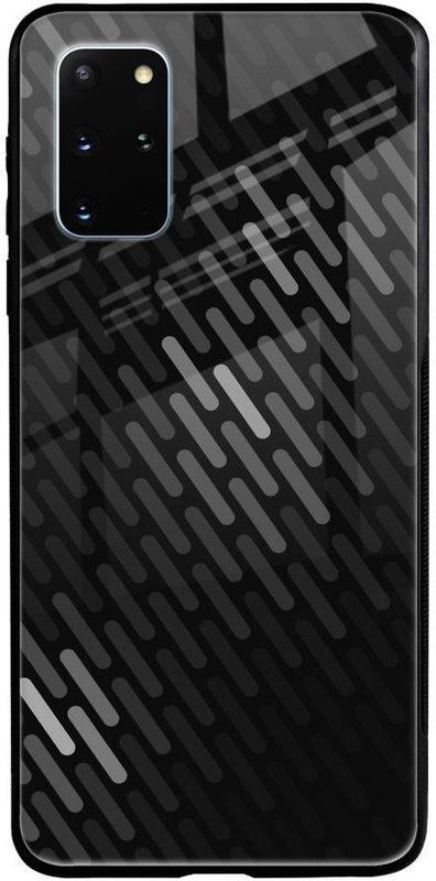 QRIOH Back Cover for Samsung Galaxy S20 Plus  (Black, Grip Case, Silicon, Pack of: 1)