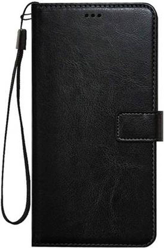 alphax Flip Cover for Vivo Y55s (1610)  (Black, Shock Proof, Pack of: 1)