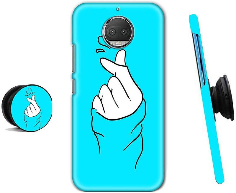 SPBR Back Cover for Motorola Moto G5s Plus  (Blue, White, Cases with Holder)