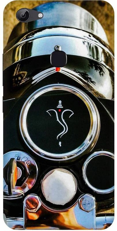 FRONK Back Cover for vivo Y83, vivo 1802 ROYAL, ENFIELD, BULLET, BIKE, GANESHJI  (Black, Hard Case, Pack of: 1)