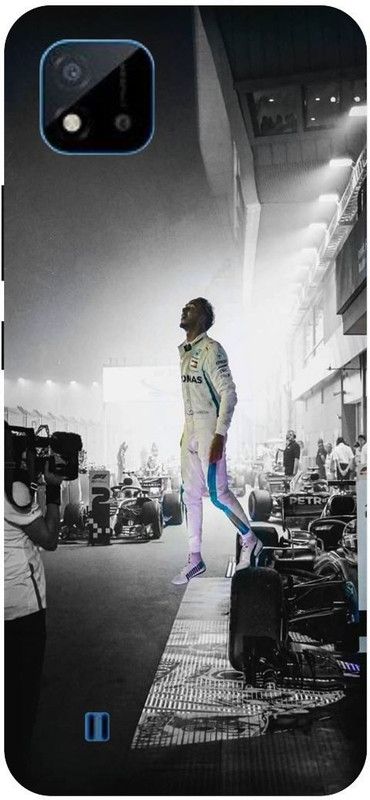 Bluvver Back Cover for Realme C20,RMX3061, Printed Lewis,Hamilton Back Cover  (Multicolor, Hard Case, Pack of: 1)