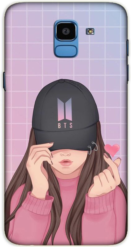 iprinto Back Cover for Samsung Galaxy On6, Samsung Galaxy J6 Girls Back Cover  (Pink, Shock Proof)