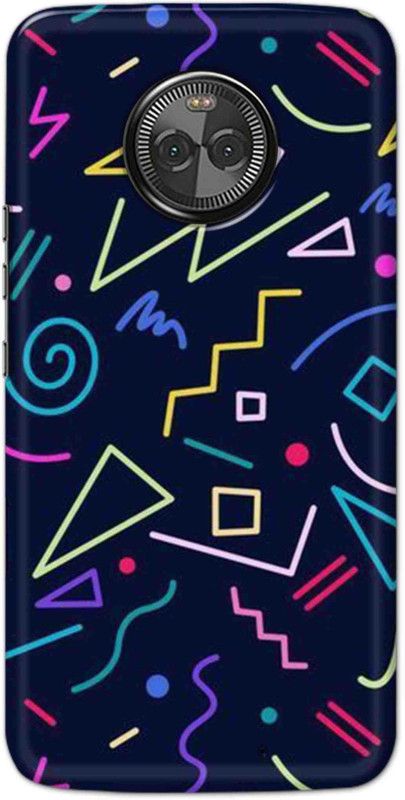 NDCOM Back Cover for Motorola Moto X4 Geometric Pattern Printed  (Multicolor, Hard Case, Pack of: 1)
