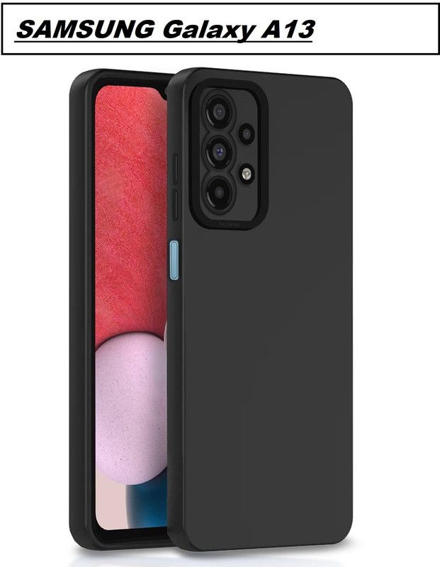 BRENZZ Back Cover for SAMSUNG Galaxy A13, SAMSUNG A13, (CA)  (Black, Shock Proof, Pack of: 1)
