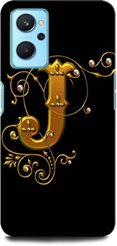 ORBIQE Back Cover for OPPO A96 J, J LETTER, J ALPHABET, DESIGN  (Multicolor, Hard Case, Pack of: 1)
