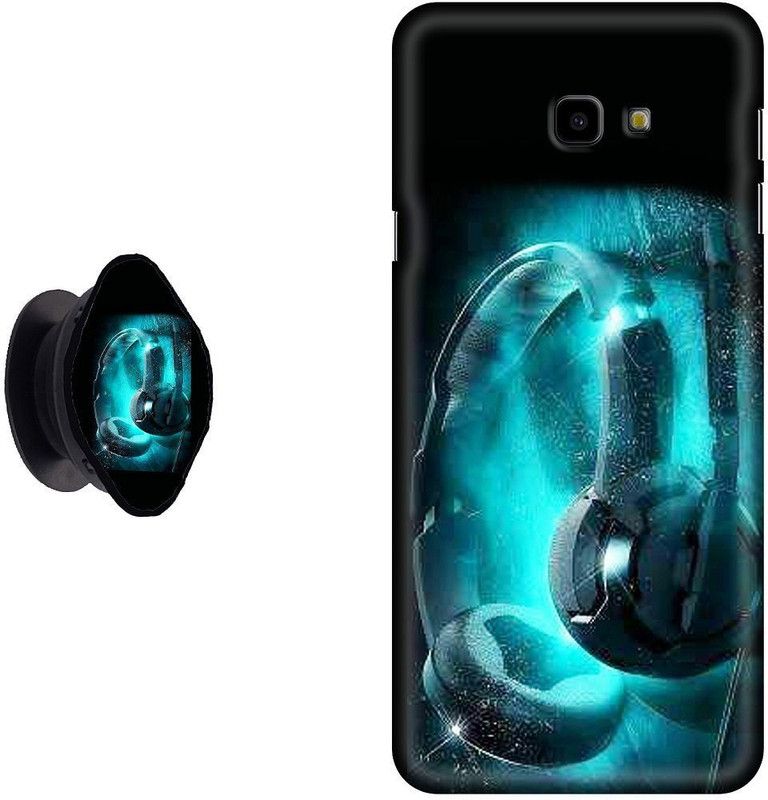 SPBR Back Cover for Samsung Galaxy J4 Plus  (Blue, Black, Cases with Holder)
