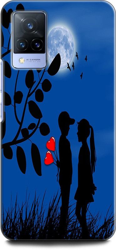 KEYCENT Back Cover for Vivo V21, V2050 GIRL BOY, LOVE, ANIME, LOVELY GIRL, CARTOON, CUTE GIRL  (Multicolor, Pack of: 1)