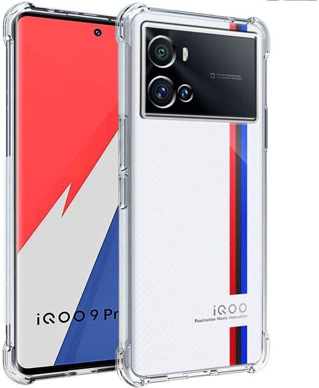 DSCASE Back Cover for iQOO 9 Pro 5G, iQOO 9 Pro (BT)  (Transparent, Shock Proof, Silicon, Pack of: 1)