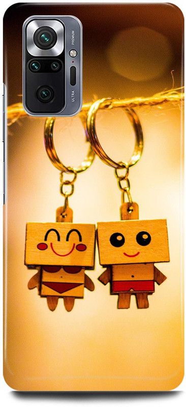 JUGGA Back Cover for Redmi Note 10 Pro, KEY, CHAIN, COUPLE, LOVE  (Gold, Hard Case, Pack of: 1)