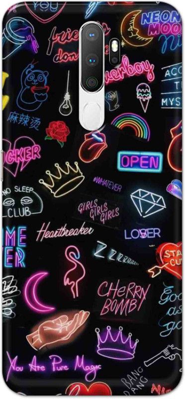 NDCOM Back Cover for OPPO A9 2020 Friends Don’t Lie Printed  (Multicolor, Hard Case, Pack of: 1)
