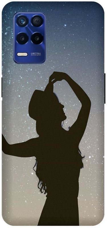 Bluvver Back Cover for Realme 8s 5G , RMX3381, Printed Girl Cute Cute Back Cover  (Multicolor, Hard Case, Pack of: 1)