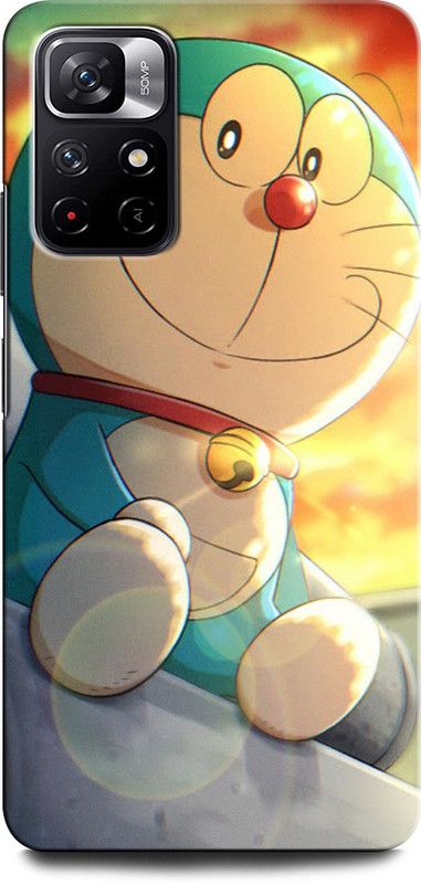 ORBIQE Back Cover for REDMI Note 11T 5G DORAEMON, NOBITA, CARTOON, FUNNY, CUTE, DORAEMON  (Multicolor, Hard Case, Pack of: 1)