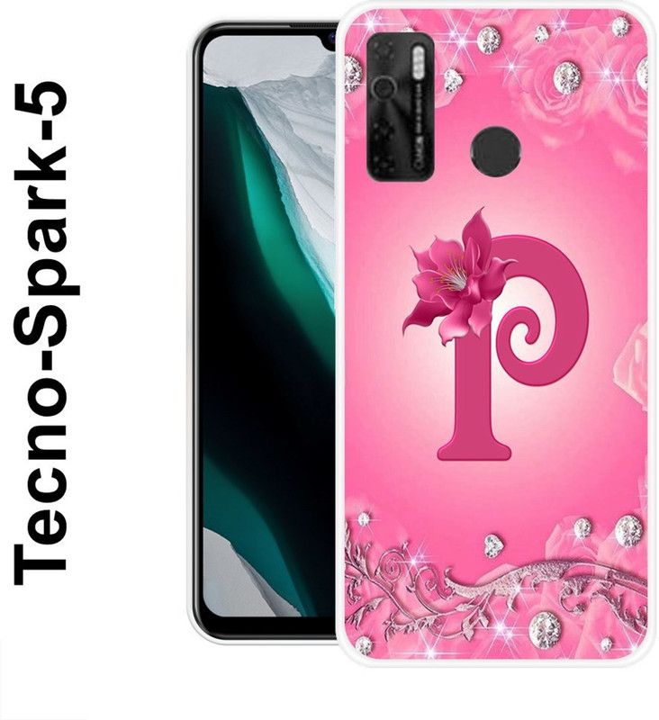 Sswastik Back Cover for Tecno Spark 5, TECNO Camon 15, Tecno spark 5 Pro  (Pink, Grip Case, Silicon)
