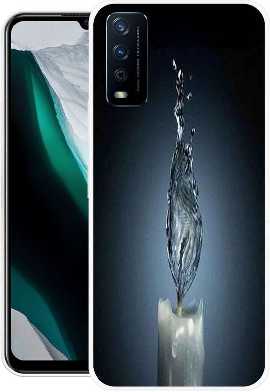 Pinkcity International Back Cover for Vivo Y12s  (Multicolor, Dual Protection, Silicon)