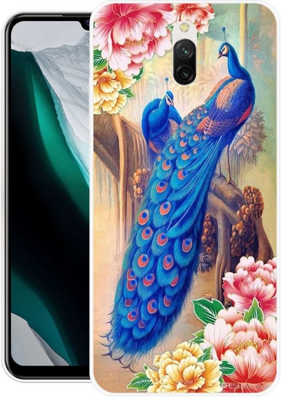RJ14 (Online) Back Cover for Mi Redmi 8A Dual  (Multicolor, Grip Case, Silicon)