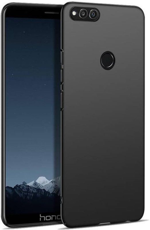 ZIVITE Back Cover for Honor 7X  (Black, Silicon, Pack of: 1)