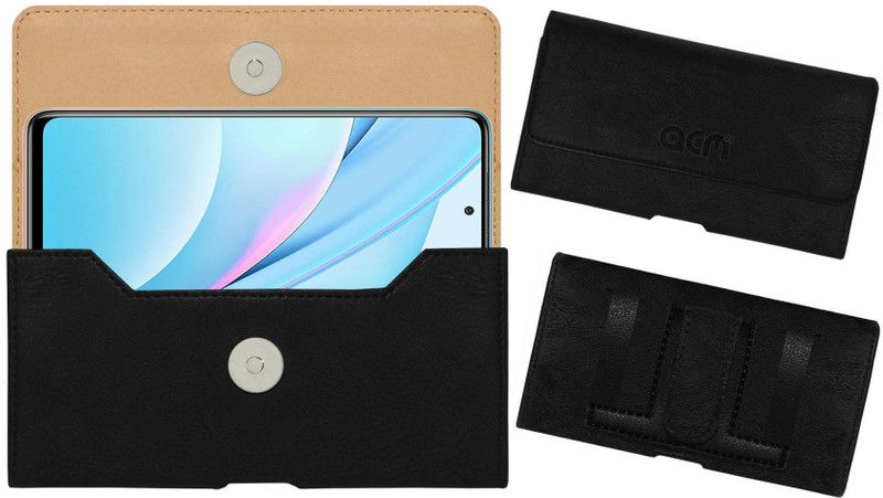 ACM Pouch for Mi 10T Lite 5G  (Black, Holster, Pack of: 1)