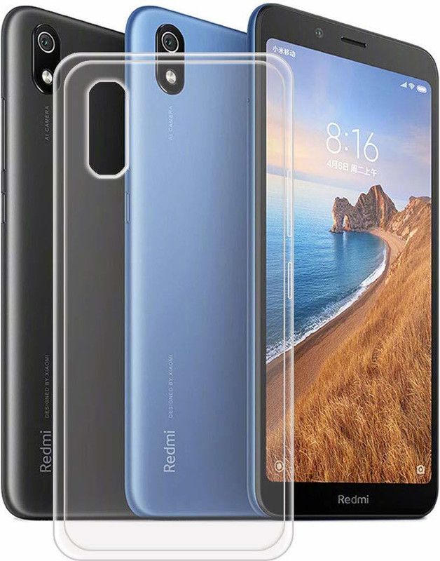 shellmo Back Cover for Xiaomi Redmi 7A  (Transparent, Shock Proof, Pack of: 1)