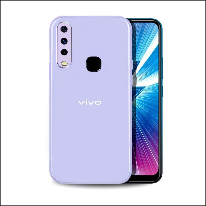 HSRPRO Back Cover for VIVO Y15, VIVO Y12, VIVO Y17  (Purple, Pack of: 1)