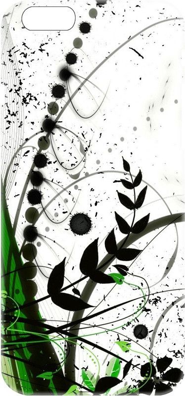 Smutty Back Cover for Apple iPhone 6s Plus, A1634, A1687, A1690 - White Floral Print  (Multicolor, Hard Case, Pack of: 1)