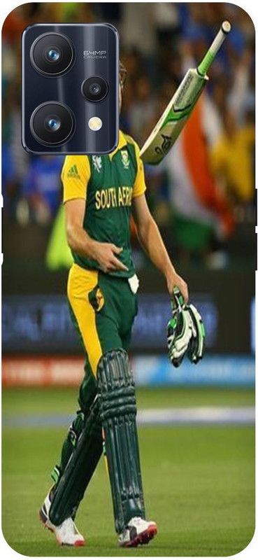 THE NARAYANA COLLECTIONS Back Cover for REALME 9 PRO- RMX3471-AB,DE,VILLIERS,AFRICAN,CRICKETER  (Multicolor, Hard Case, Pack of: 1)