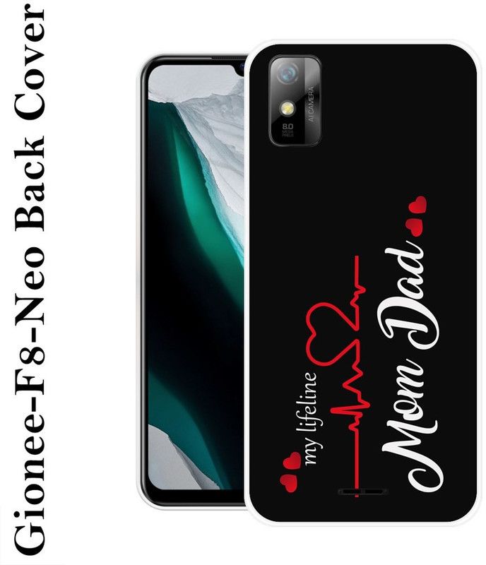 Sswastik Back Cover for Gionee F8 Neo  (Black, Silicon)