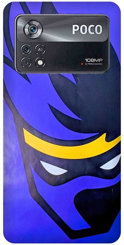 play fast Back Cover for POCO X4 Pro 5G, NARUTO, SHIPPUDEN, ANIME, NEON  (Blue, Hard Case, Pack of: 1)