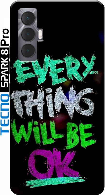 Rockerspot Back Cover for Tecno Spark 8 Pro/Tecno 8 pro 2753  (Multicolor, Dual Protection, Silicon, Pack of: 1)