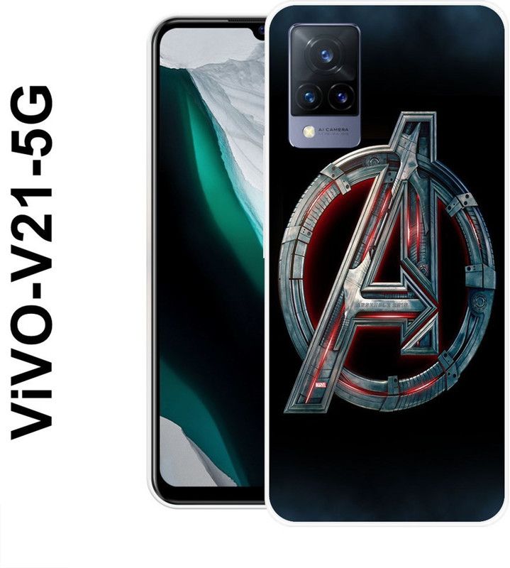 redfly Back Cover for Vivo V21 5G  (Multicolor, Grip Case, Silicon)