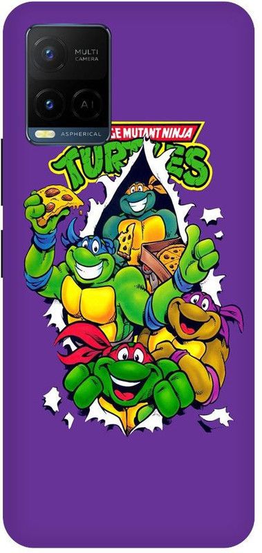 Bluvver Back Cover for Vivo Y21,V2111, Printed Funny Pizza,Party Enjoy Back Cover  (Multicolor, Hard Case, Pack of: 1)