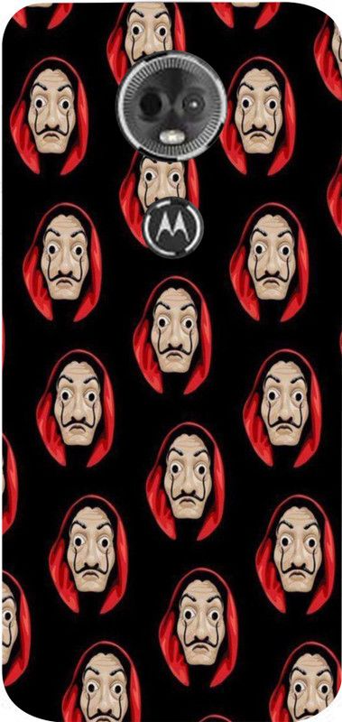 Mclaxa Heist Mask Mobile Back Skin., Heist Mask, Motorola Moto E5 Plus Mobile Skin  (Heist Mask Skin With Super Matte Finish.)