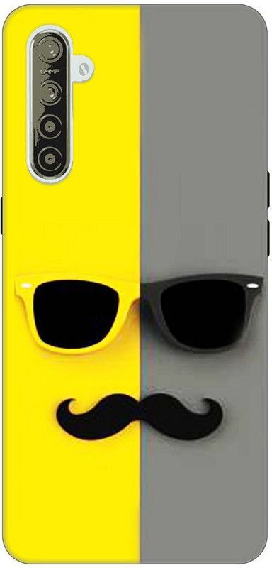 Flipkart SmartBuy Back Cover for Realme XT, Realme X2  (Grey, Yellow, 3D Case, Pack of: 1)