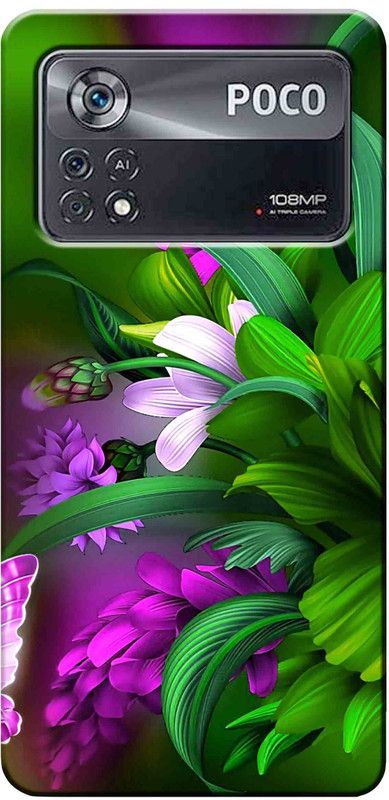Auqueno Back Cover for Poco X4 Pro 5G 2593  (Multicolor, Dual Protection, Silicon, Pack of: 1)