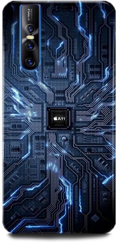 INDICRAFT Back Cover for Vivo V15 Pro, Vivo 1818, Electronic, Printed  (Multicolor, Shock Proof, Pack of: 1)