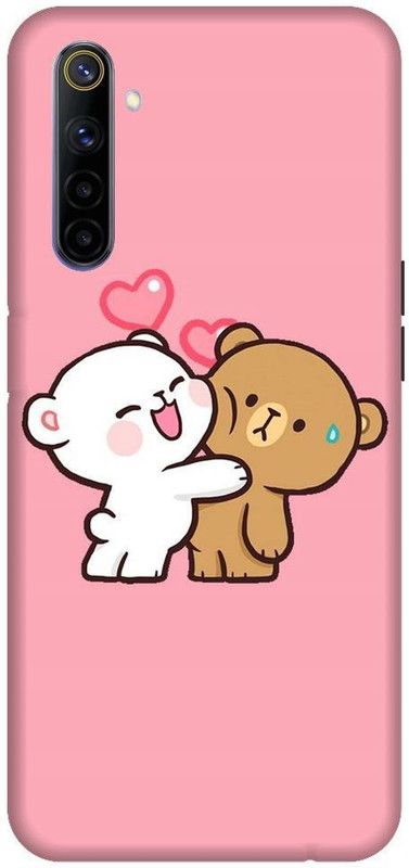 URCHIN Back Cover for Realme 6 teddy bear, love, cute, I love you, cute teddy, miss you  (Multicolor, Shock Proof, Pack of: 1)