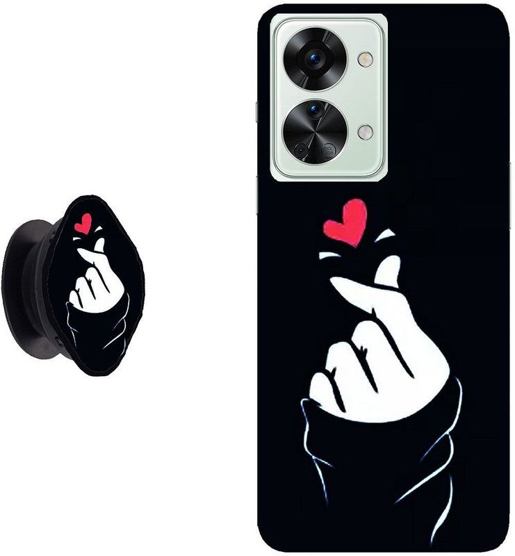 Zappy Back Cover for OnePlus Nord 2T 5G  (Black, White, Cases with Holder, Pack of: 2)